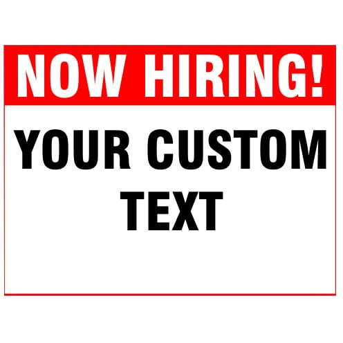 magnetic now hiring sign valle signs ny